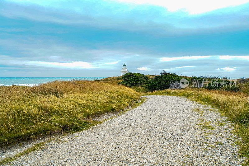 Waipapa Point灯塔，南岛，新西兰